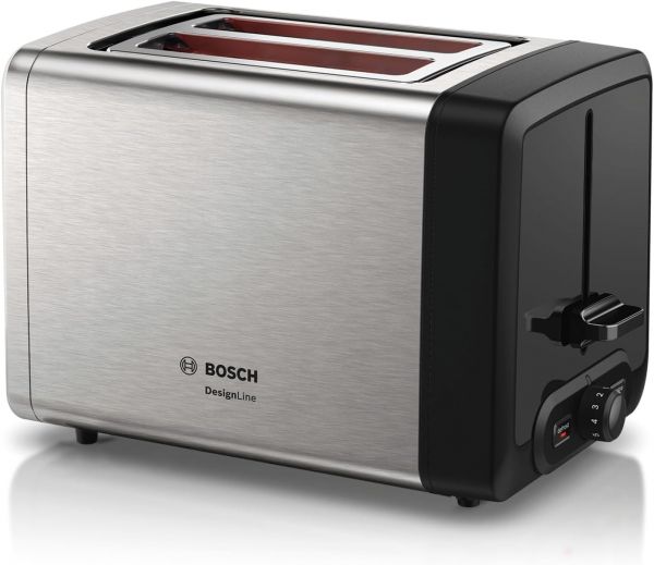 Bosch Toaster Edelstahl Brötchen - Aufsatz Auftaufunktion