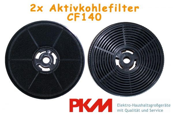 PKM CF140 Aktivkohlefilter Kohlefilter 2 Stück für S13-60ABBPY körting CHP 6A2X