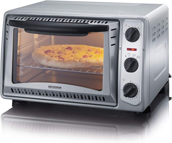 Severin Back- und Toastofen für Pizza, Brötchen, Kuchen Toaster 100°C-230°C